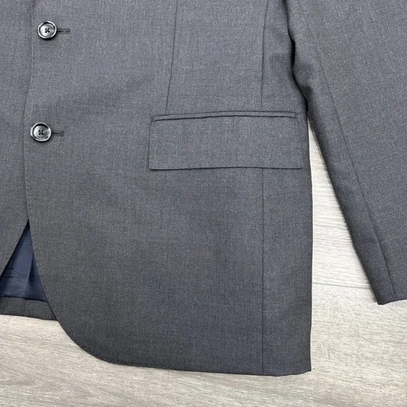 J Crew Loro Piana Blazer Mens 42R Charcoal Gray Ludlow Italian Wool Sport Coat